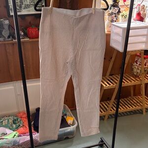 a new day White Striped Leggings